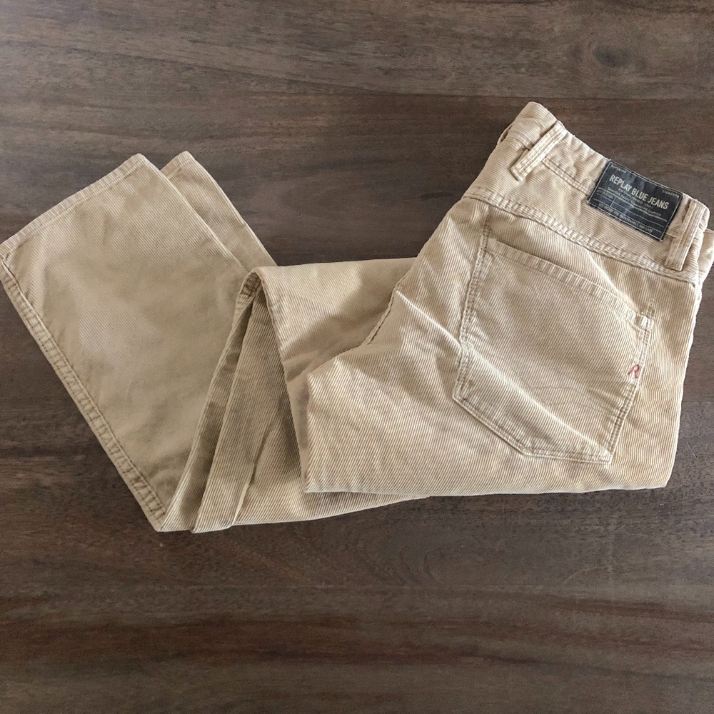 Replay Anbass Corduroy Jeans Size 32